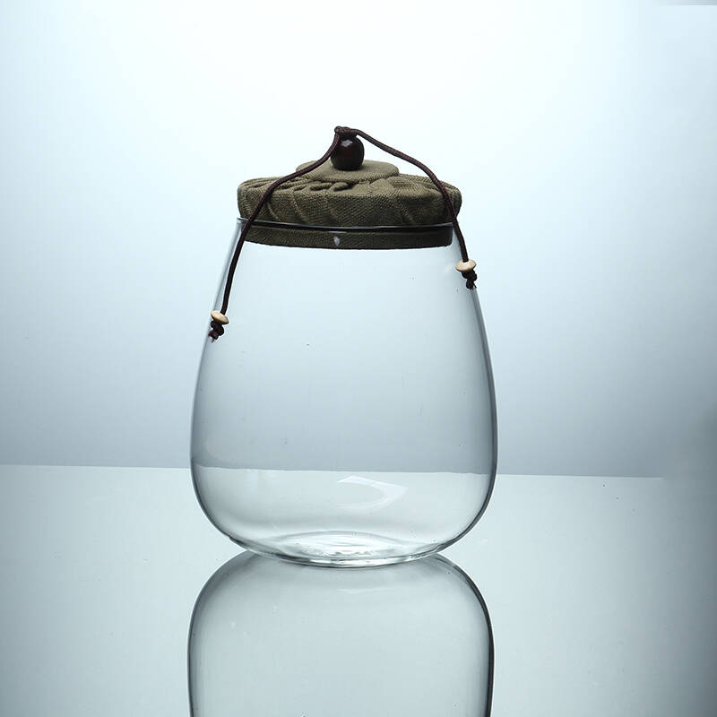 容山堂 透明玻璃茶叶储存罐