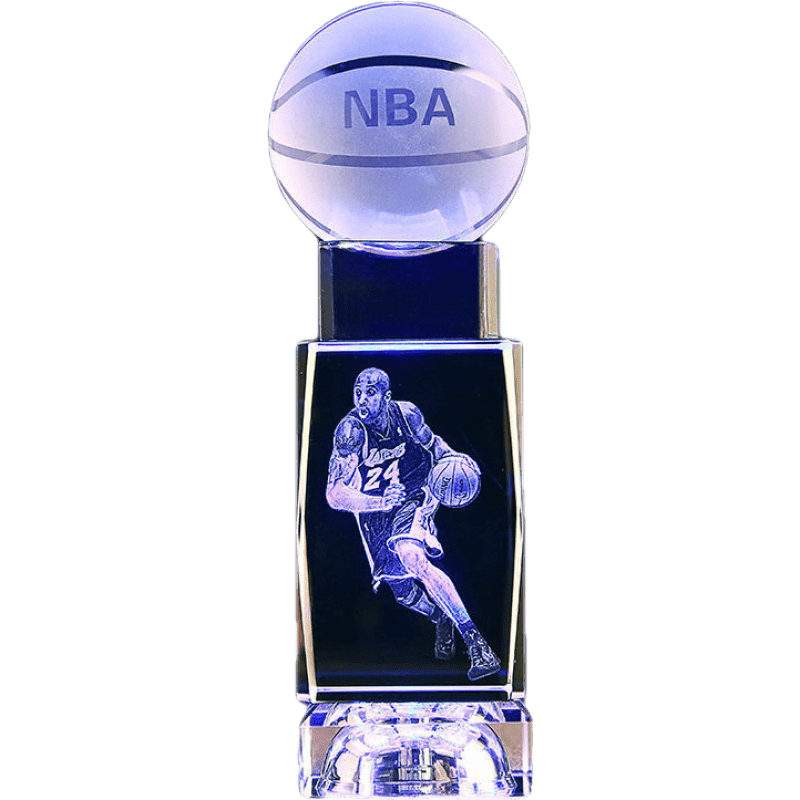FACE MINI NBA球星手办水晶篮球纪念品
