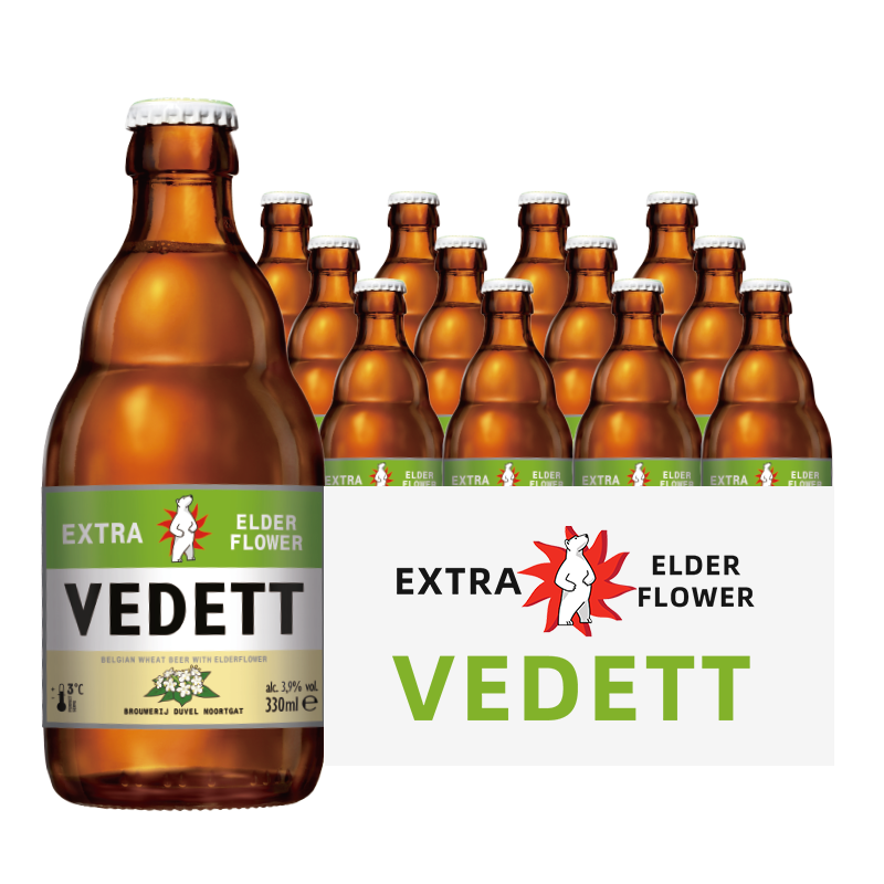白熊（Vedett Extra White）接骨木花精酿啤酒 比利时原瓶进口