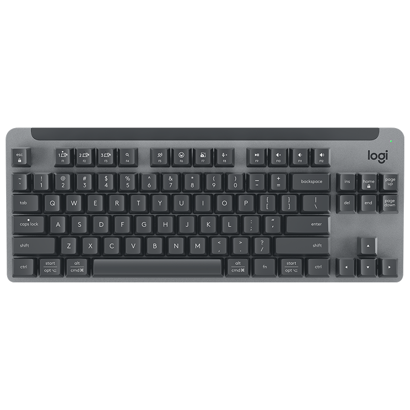 罗技（Logitech）K855无线机械键盘 游戏办公键盘 84键 TTC红轴
