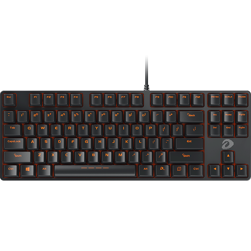 达尔优 DK100机械键盘(黑色红轴)