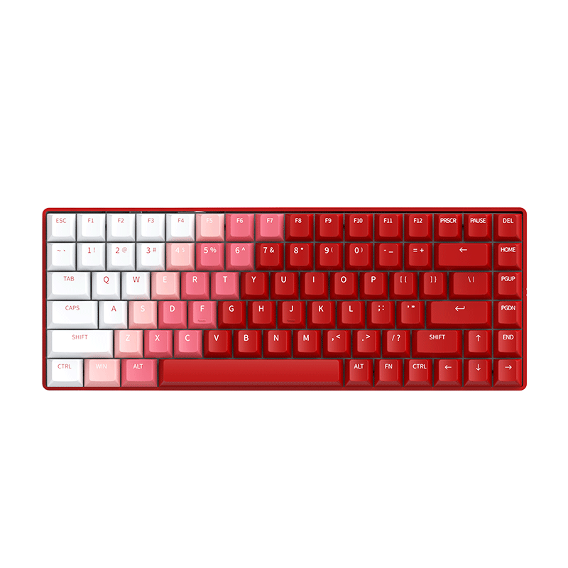 达尔优 A84机械键盘(红轴)