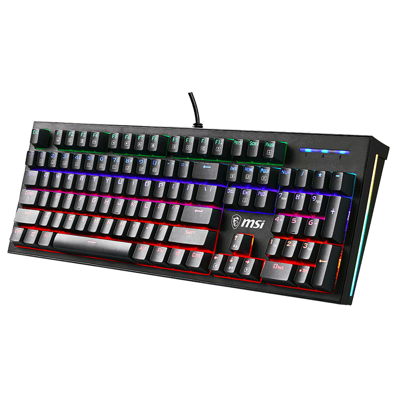微星 GK50Z机械键盘(黑轴)