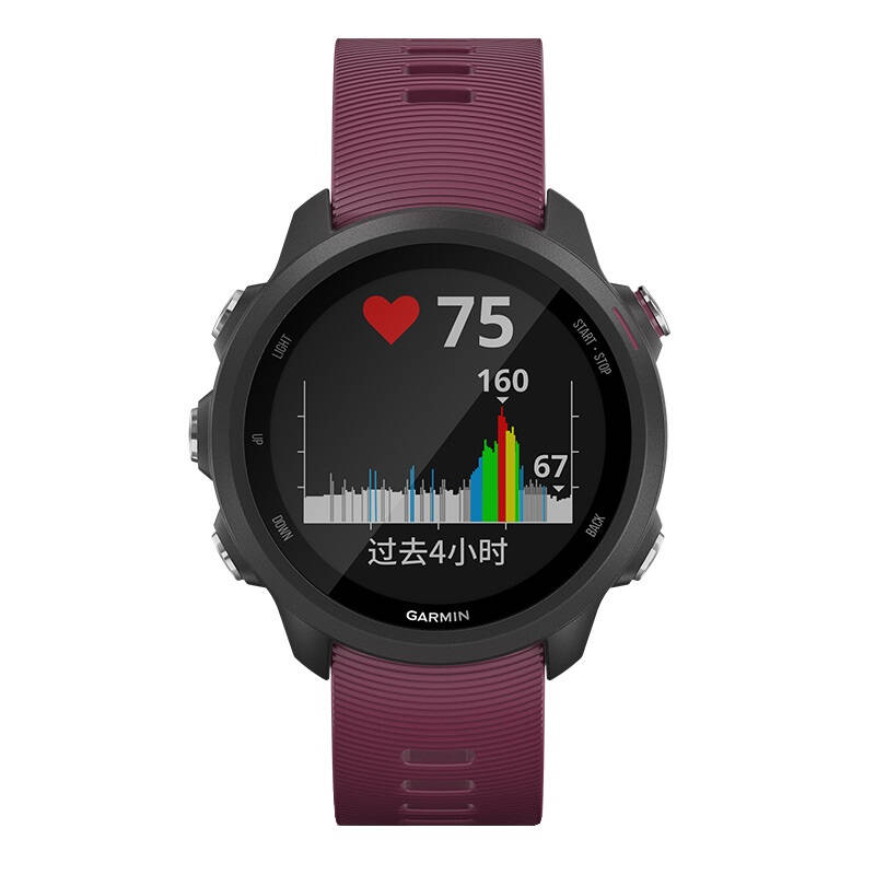 佳明 红酒紫GPS定位智能手表