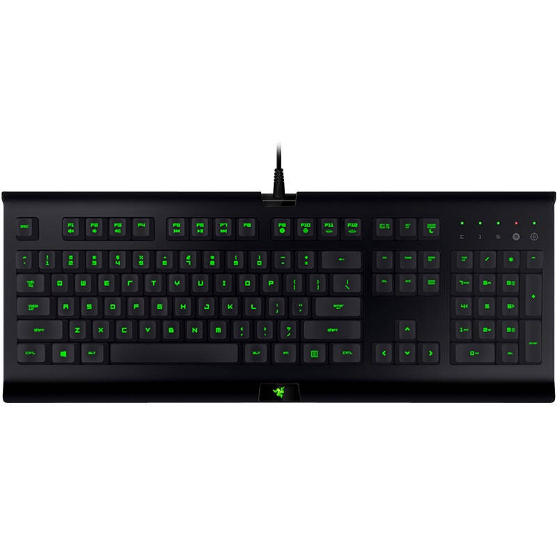 雷蛇(Razer)萨诺狼蛛专业版 键盘 有线键盘 办公键盘  游戏键盘 104键