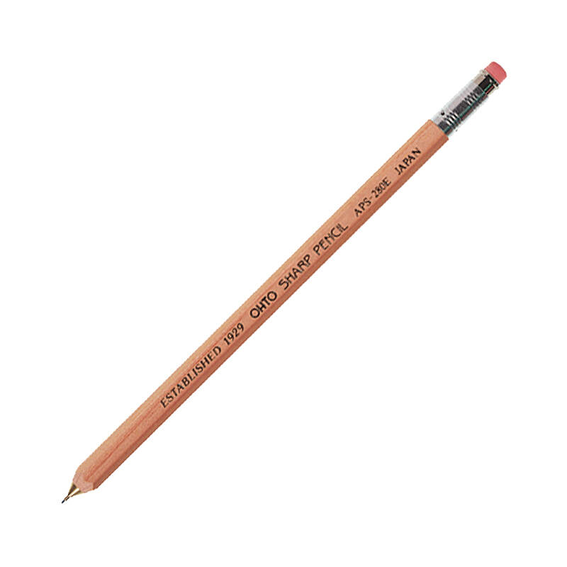 乐多 木制笔身自动铅笔