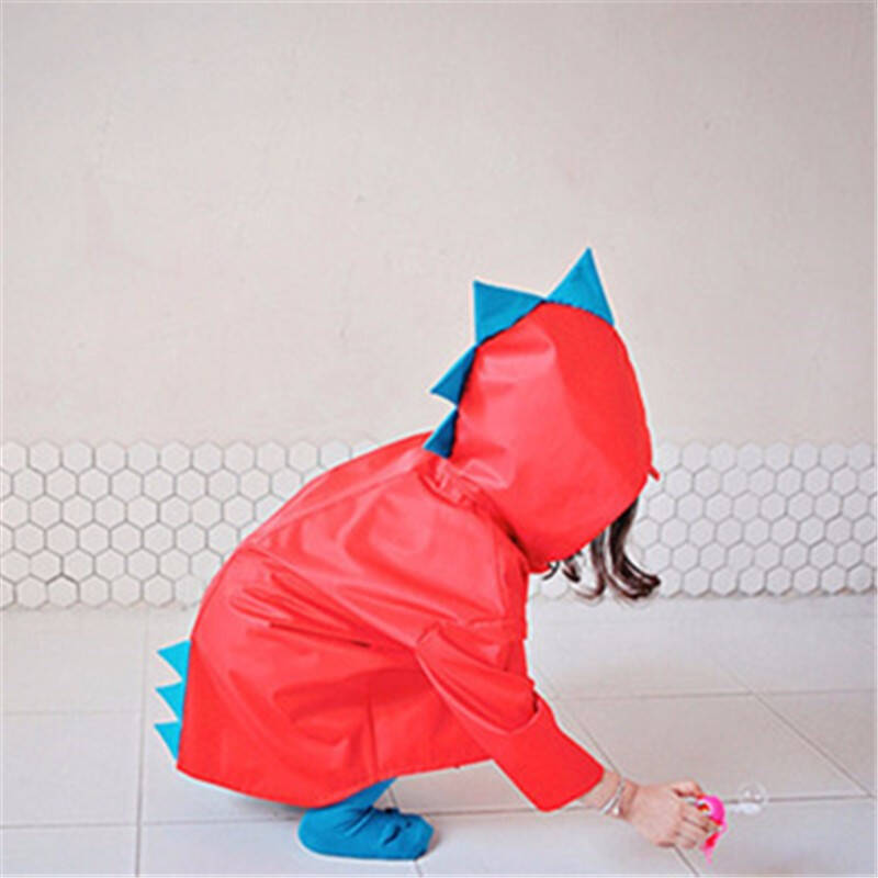 米良品 创意小恐龙儿童雨衣