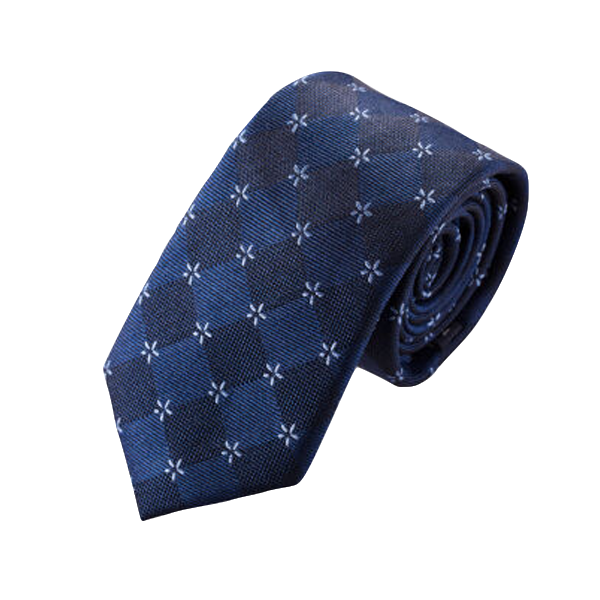 诺斯马丁 格纹真丝领带