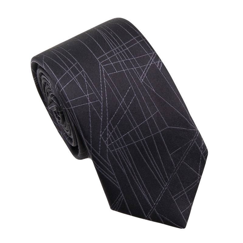 玛诗杜 窄版条纹领带