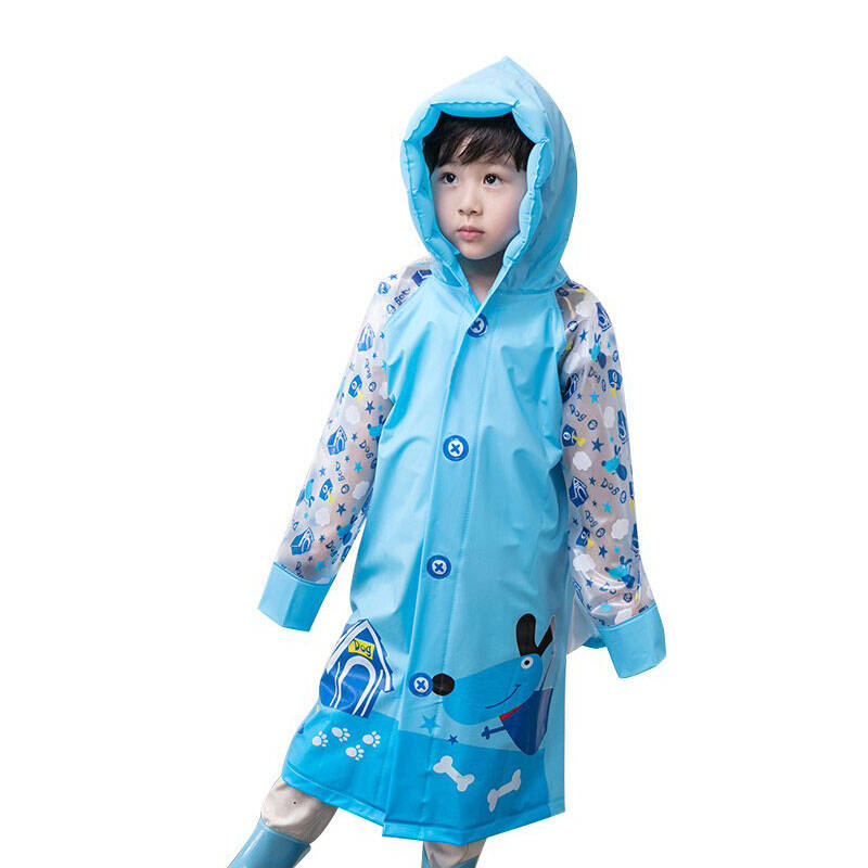 南极人 男童反光带书包位雨衣