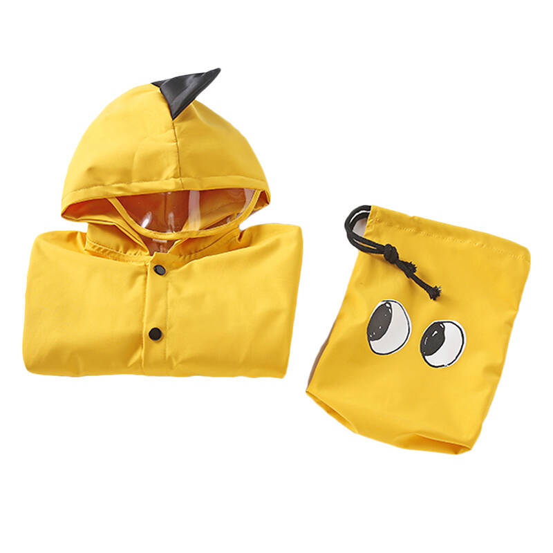 摩肯 宝宝黄色雨衣