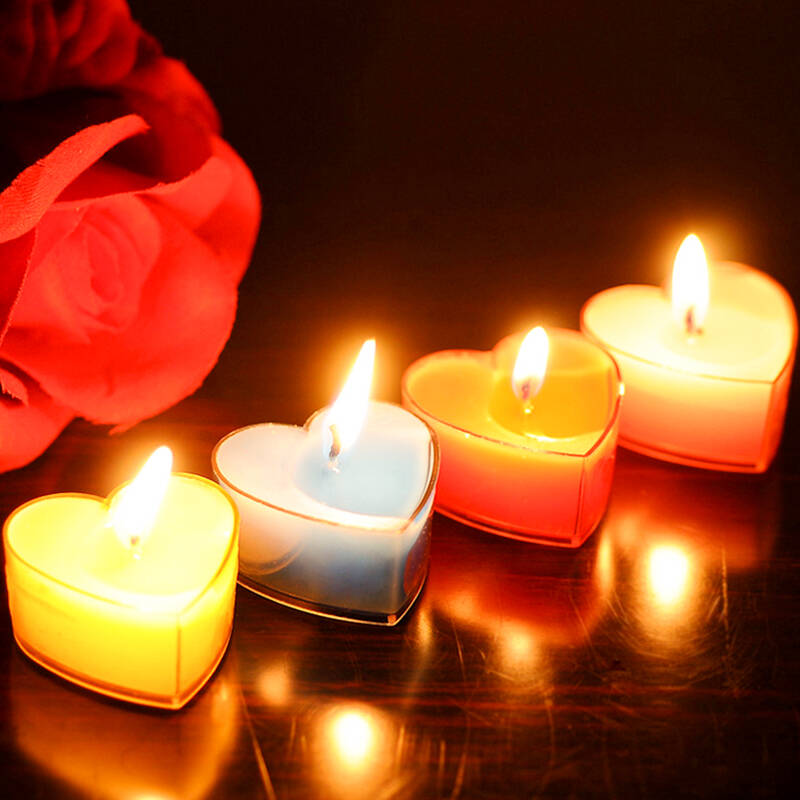 宫薰 创意浪漫心形蜡烛