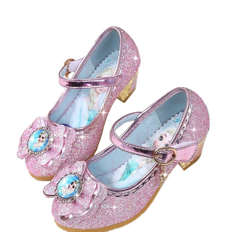 哈比熊粉色艾莎公主鞋