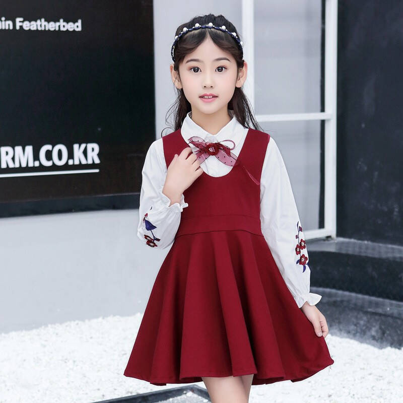 芭咘咘 韩版洋气连衣裙