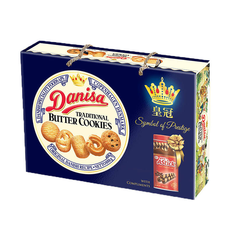 皇冠 丹麦曲奇饼干特别礼盒装