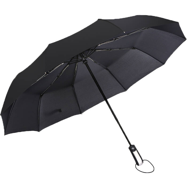 昵迪 全自动黑色雨伞