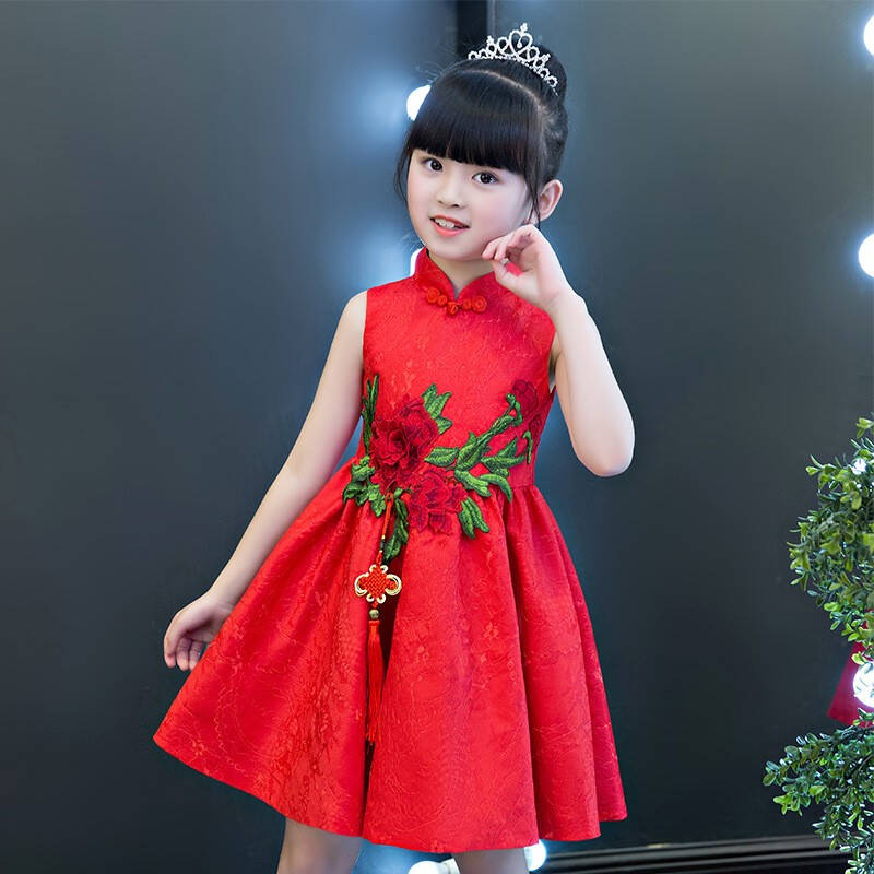 暖之娪唯美中国风儿童演出服