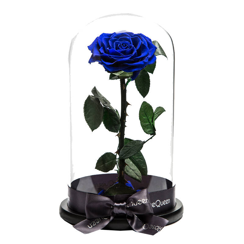 花媓 蓝色玫瑰 永生花