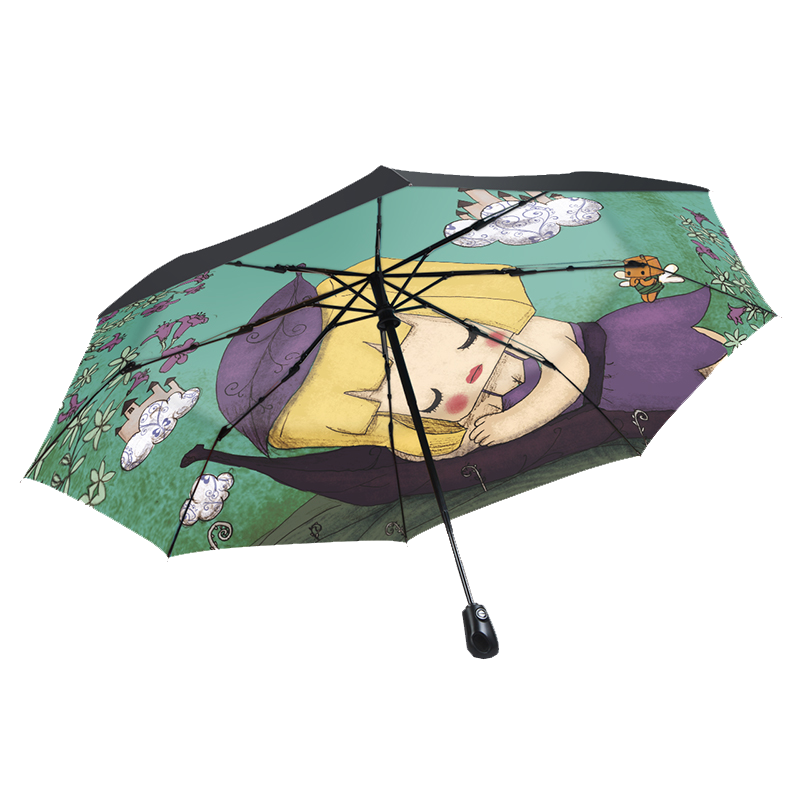 天堂 个性绘画插画晴雨伞