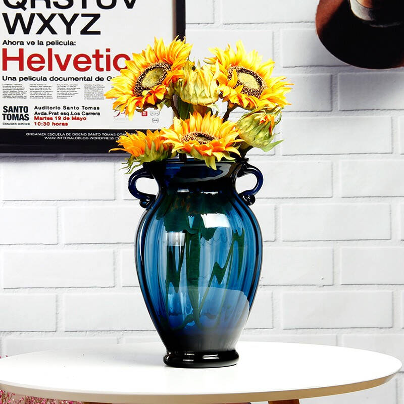 法蘭晶 欧式彩色玻璃花瓶