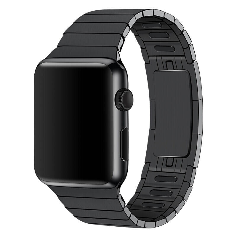 翰诺思 苹果黑色按键款手表表带