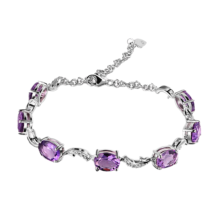 羽兰 天然紫水晶手链
