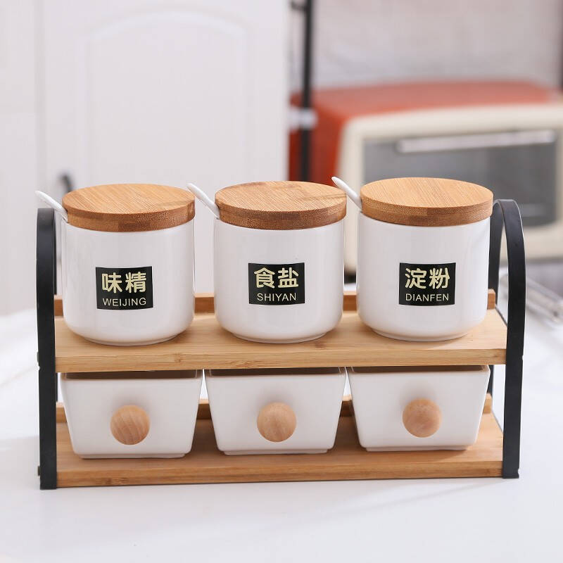 一淘一陶 日式陶瓷 调料盒