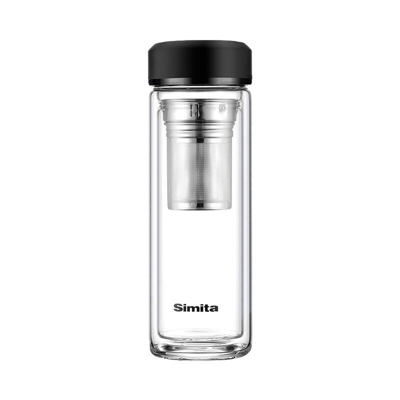 Simita独立茶仓双层玻璃杯