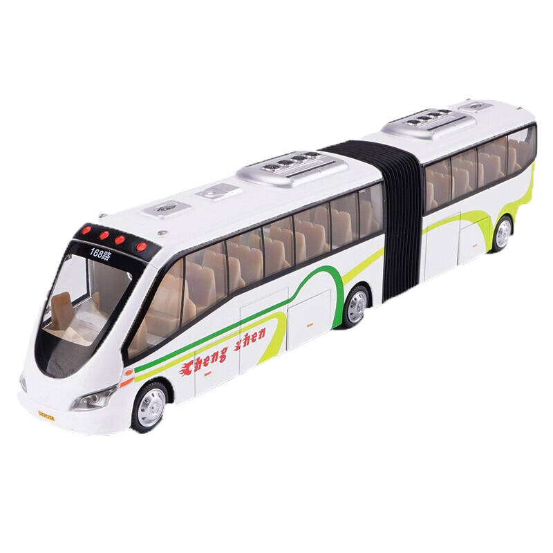 彩珀 双节巴士公共汽车仿真模型