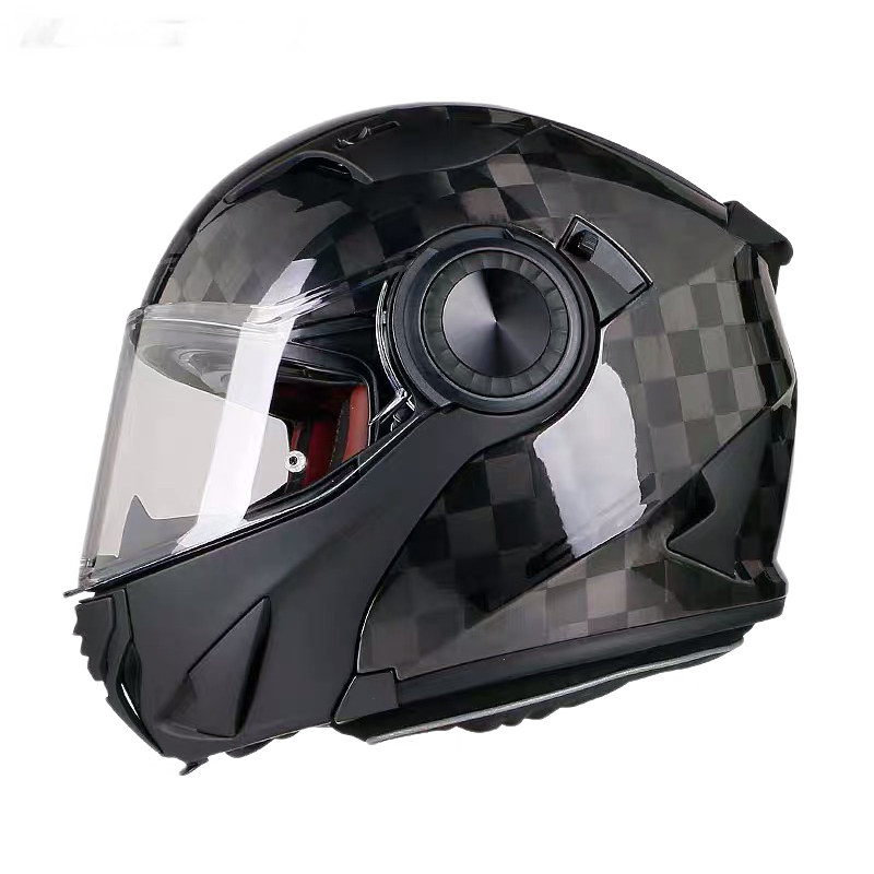 LS2 碳纤维防雾揭面盔