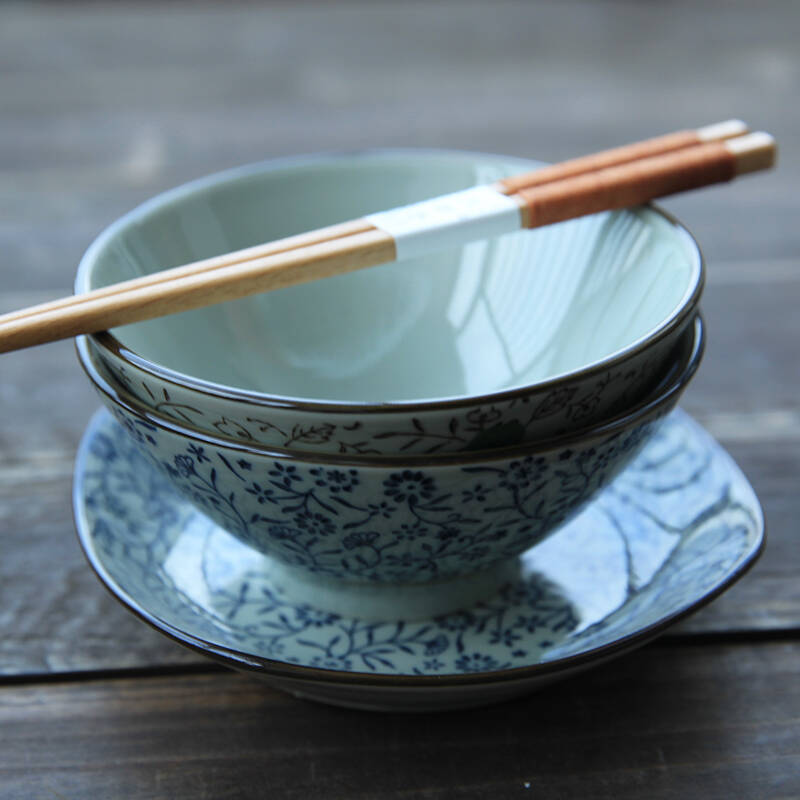 和风四季 日式复古陶瓷碗
