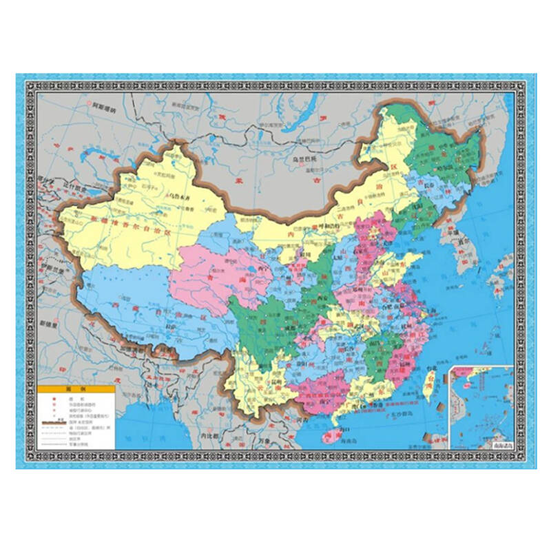 逗趣家创意中国地理地图儿童拼图