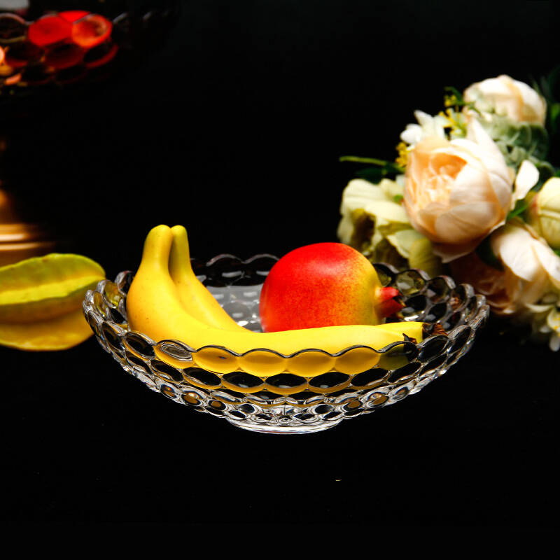 法蘭晶 玻璃水果盘