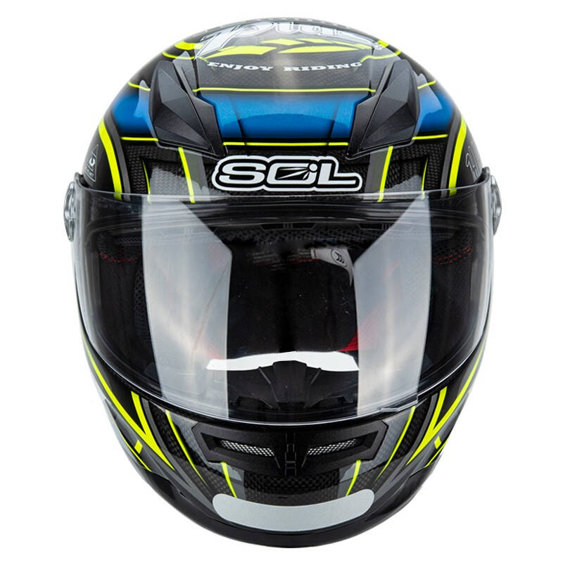 SOL 碳纤维 摩托车头盔