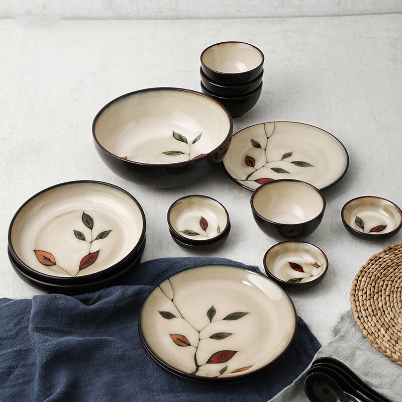 佳佰 韩式陶瓷餐具套装