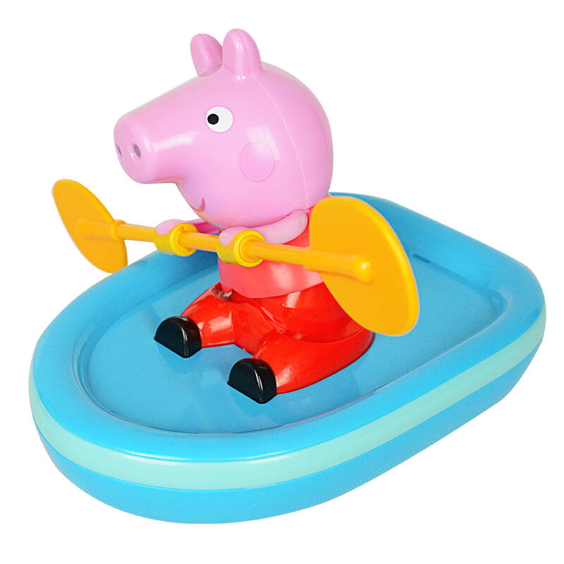 贝芬乐 小猪佩奇回力皮划艇玩具