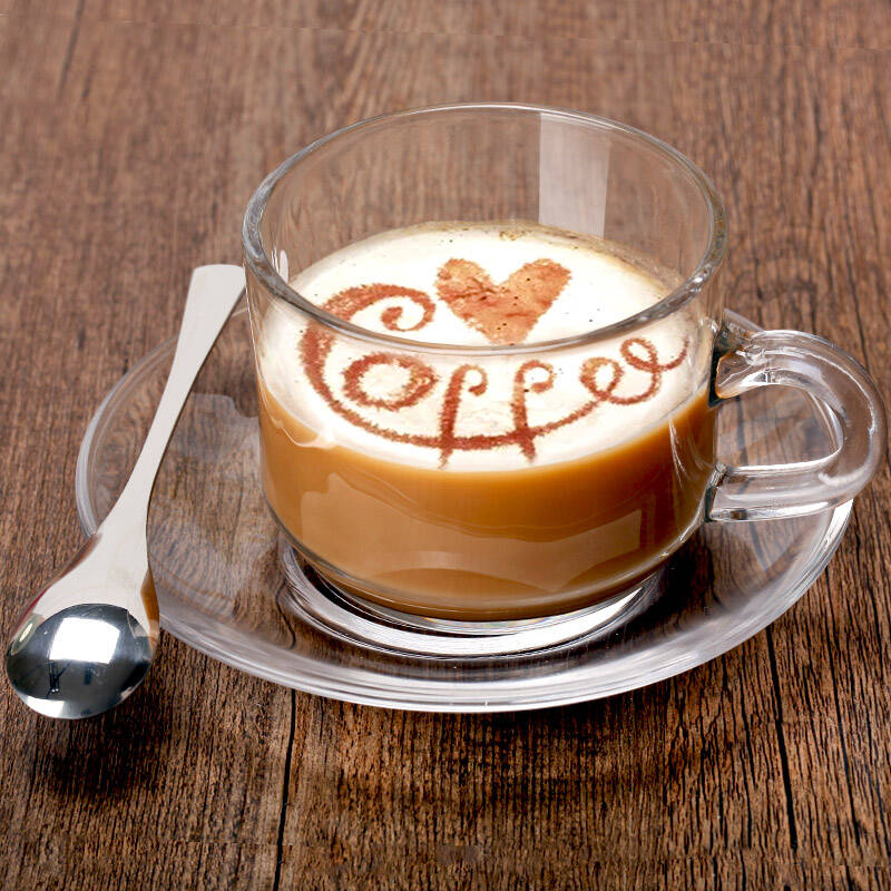 Delisoga透明咖啡杯套装
