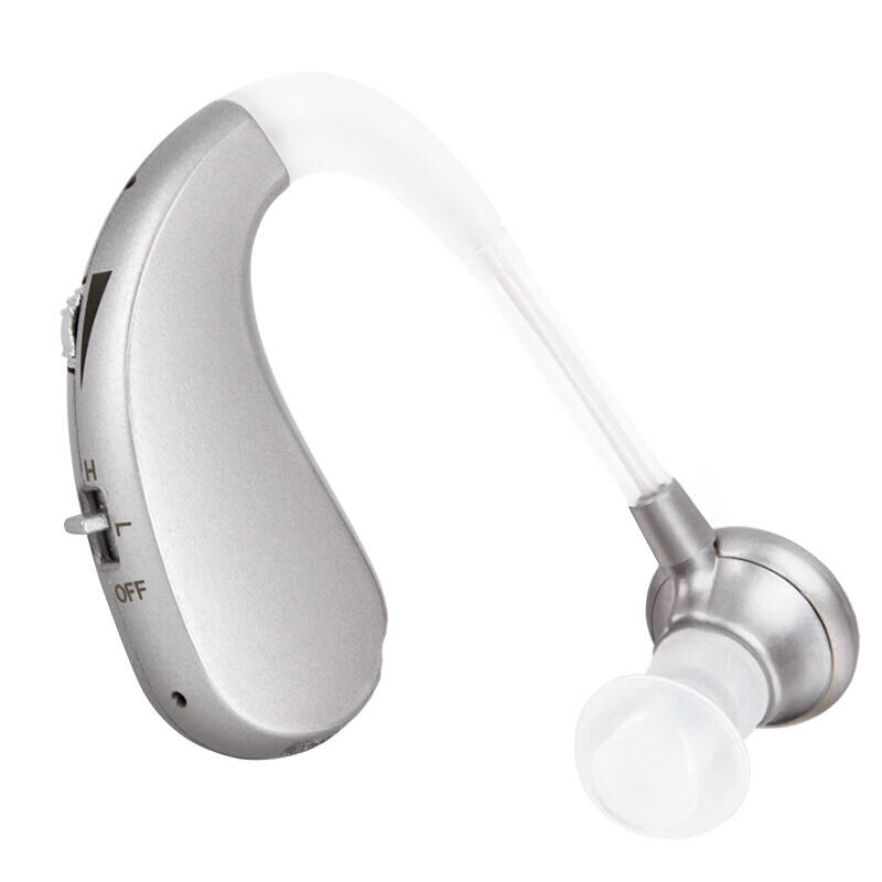 沐光耳背式无线助听器
