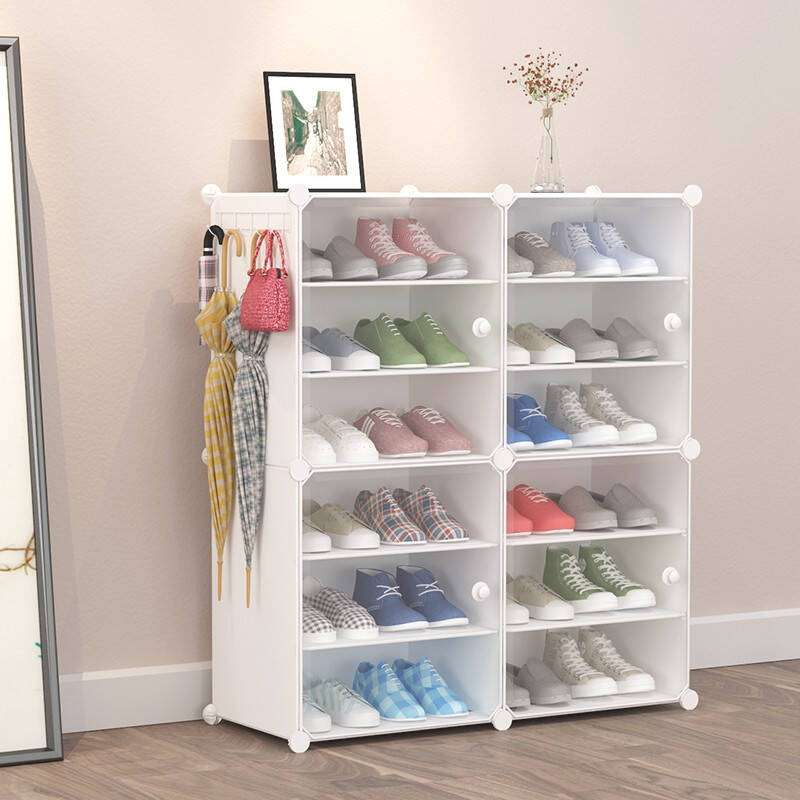 洁然 现代简洁型塑料鞋柜