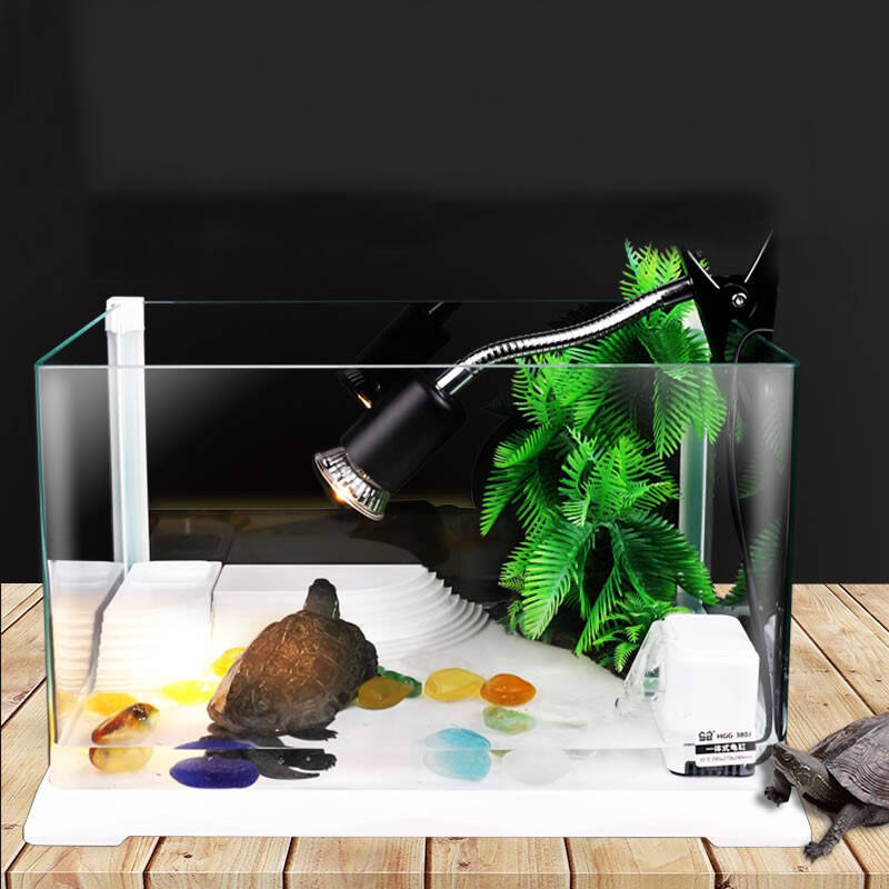 森森 创意带晒台养龟水陆鱼缸