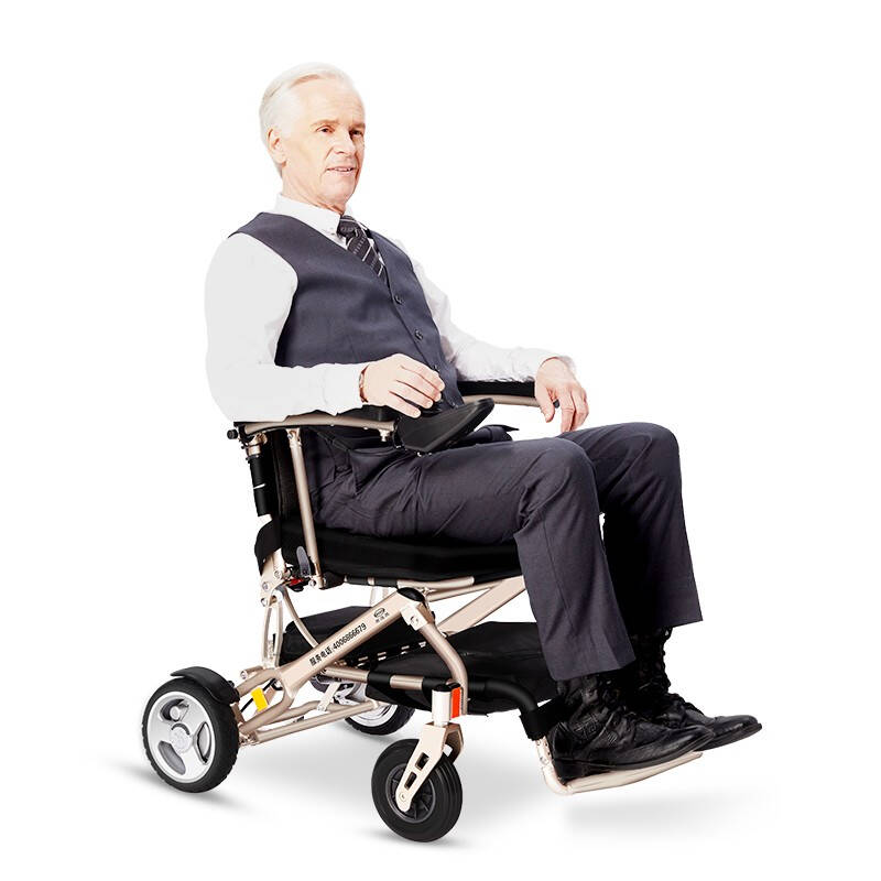 维驰  一键折叠电动轮椅车
