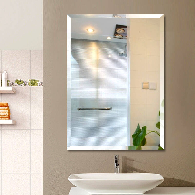 L&S壁挂粘贴式无框浴室镜