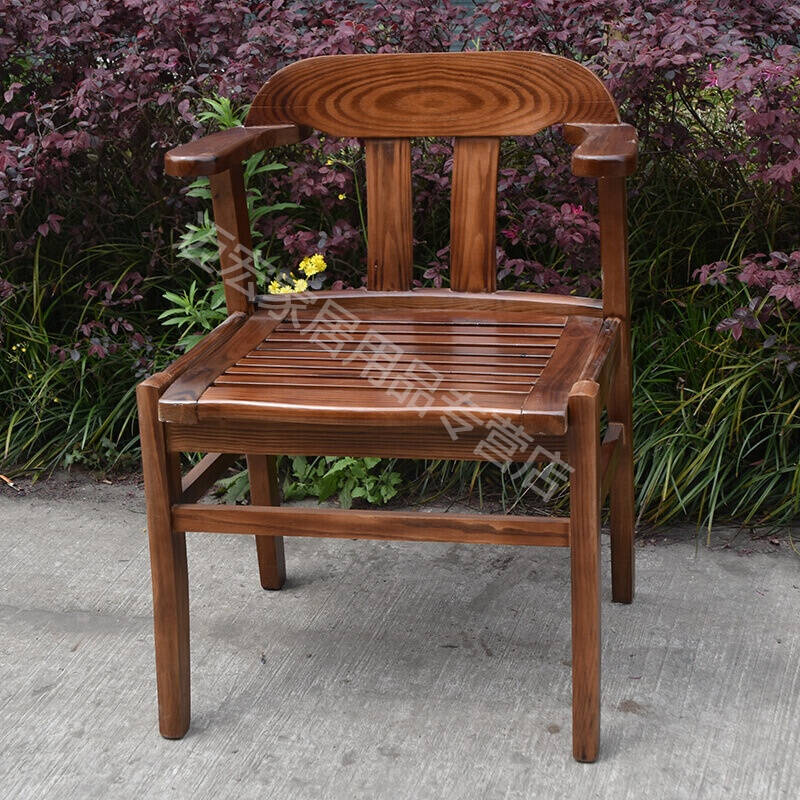 奥盛益美 柚木色实木椅子
