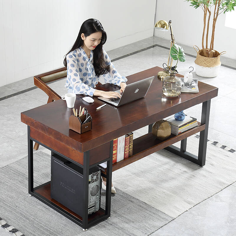 恬梦 古典实木台式电脑桌