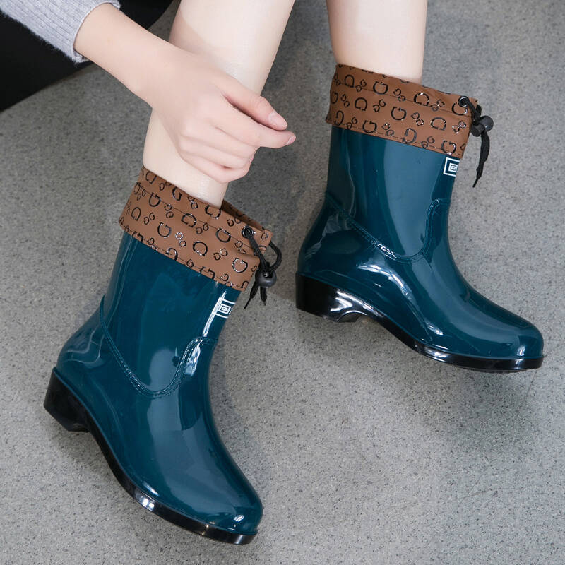回力防水简约时尚短筒雨鞋