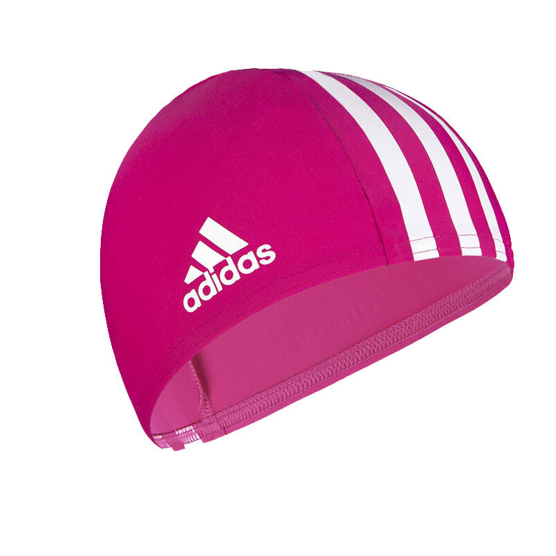 阿迪达斯 粉红色儿童泳帽