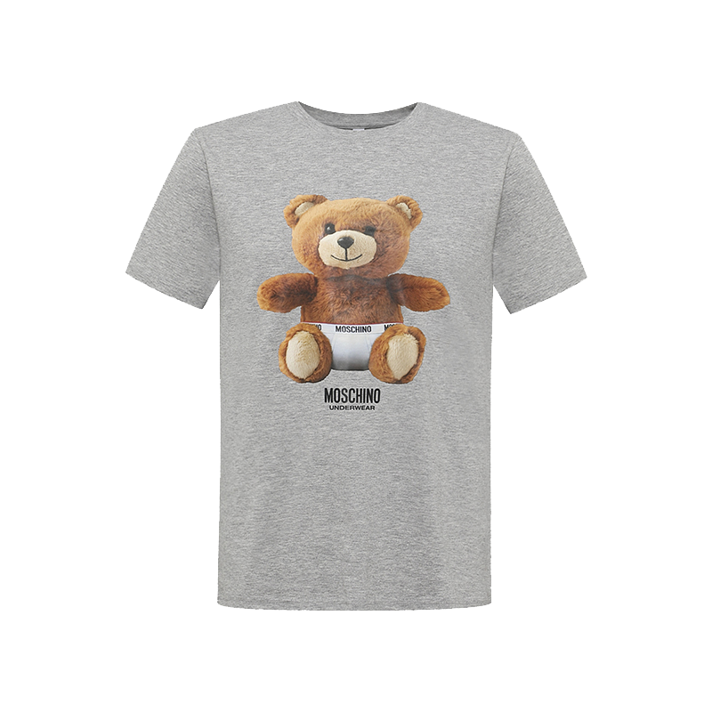 莫斯奇诺小熊印花短袖T恤