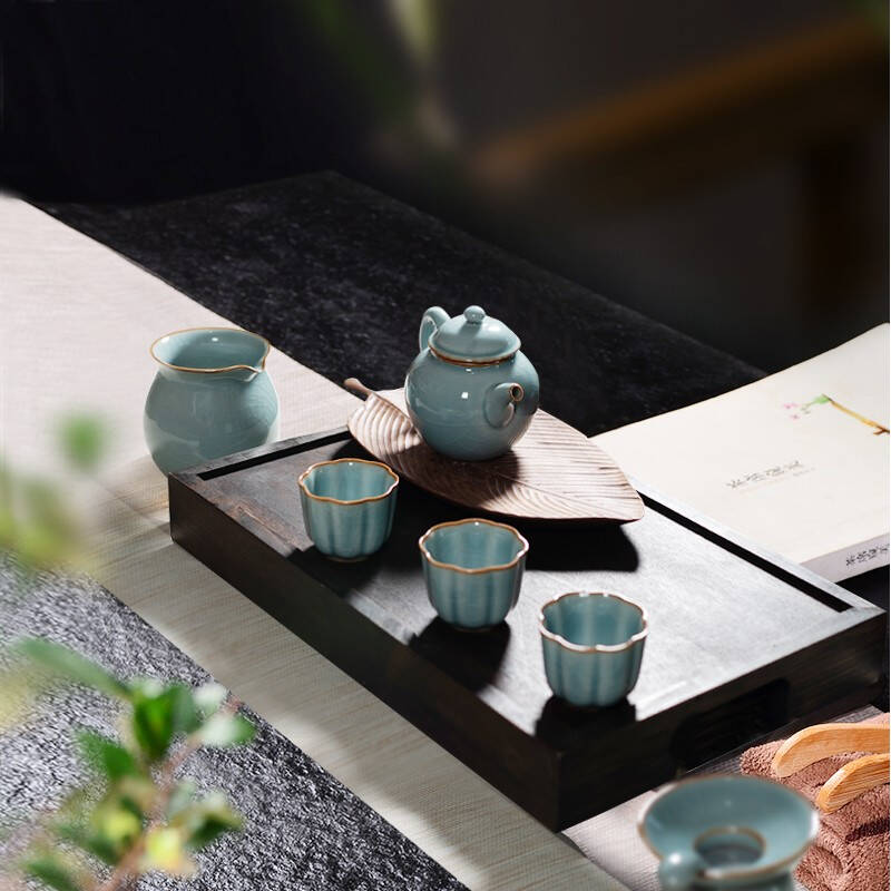 恒福景德镇陶瓷茶壶整套茶具