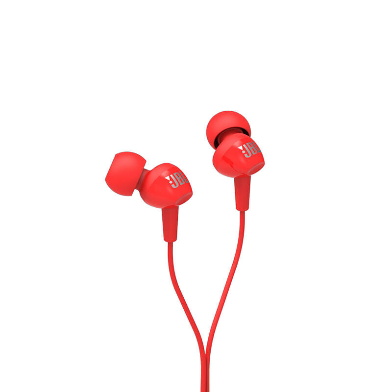 JBL 红色线控入耳式耳机