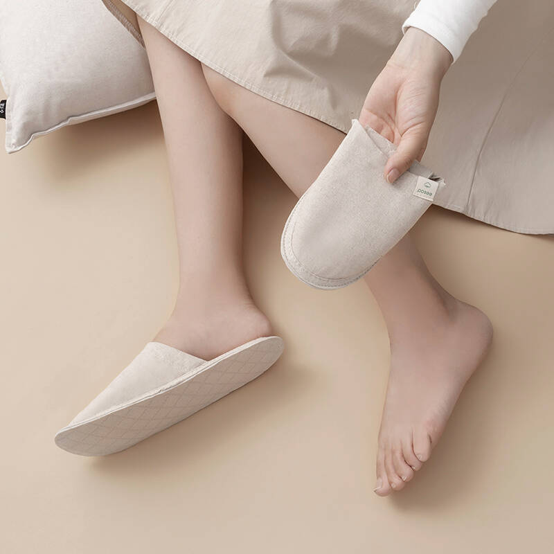 朴西 日式薄底折叠拖鞋